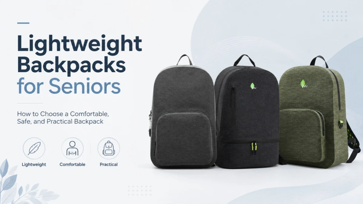 Lightweight Backpacks for Seniors: How to Choose a Comfortable, Safe, and Practical Backpack
